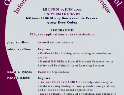 IBISC co-organise la journée de recherche de la Graduate School Informatique et Sciences du Numérique (GS ISN) de Paris-Saclay, le 13 juin 2022!
