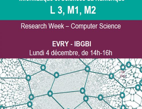 IBISC participe à la semaine de la recherche de la Graduate School Informatique et Sciences du Numérique (GS ISN) de Paris-Saclay, le 4 décembre 2023!