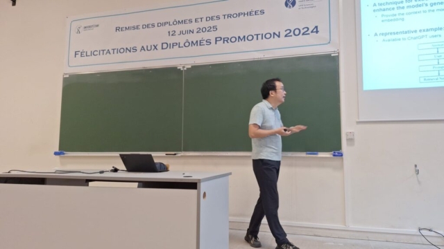 Séminaire de Dr. Tianwei Zhang (College of Computing and Data Science, Nanyang Technological University, Singapore), le mardi 24 juin 2025: « Securing the Mind and Body: Trustworthy Agent Systems Powered by Generative AI Models»