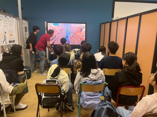 Visite d'étudiants chinois sur la plateforme EVR@ - Test du projet FEDER CESAAR-AVC