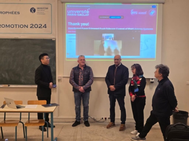 Zeyuan WANG soutient sa thèse de doctorat le mercredi 26 novembre 2025!