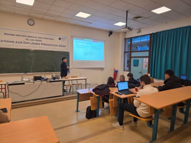 Zeyuan WANG soutient sa thèse de doctorat le mercredi 26 novembre 2025!