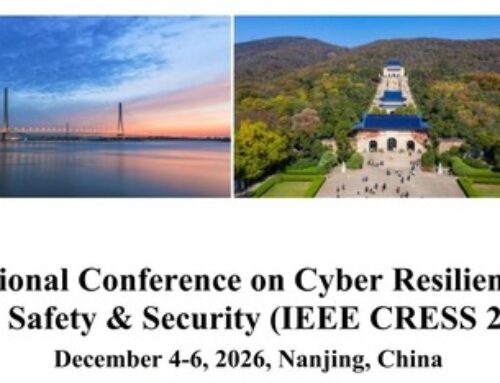 Un membre d&rsquo;IBISC s&rsquo;implique dans l&rsquo;organisation de la conférence IEEE CRESS 2026, qui aura lieu à Nanjing (Chine) du 4 au 6 décembre 2026 (see English version below)